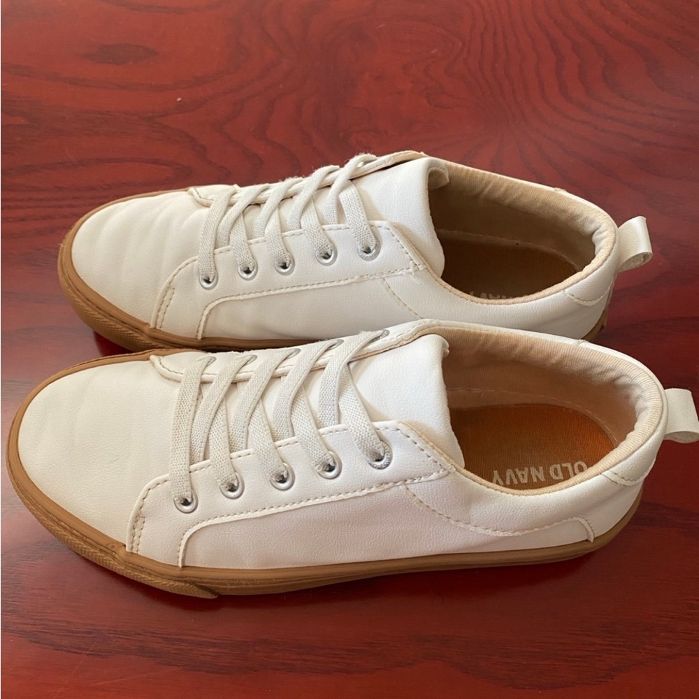 White sneakers